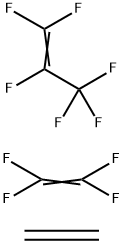 1,1,2,3,3,3-六氟代-1-丙烯与乙烯和四氟代乙烯的聚合物 结构式