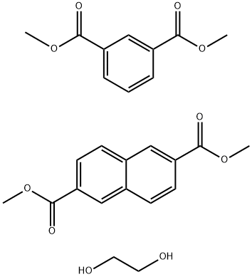 2,6-萘二羧酸二甲酯与1,3-苯二羧酸二甲酯和1,2-乙二醇的聚合物 结构式