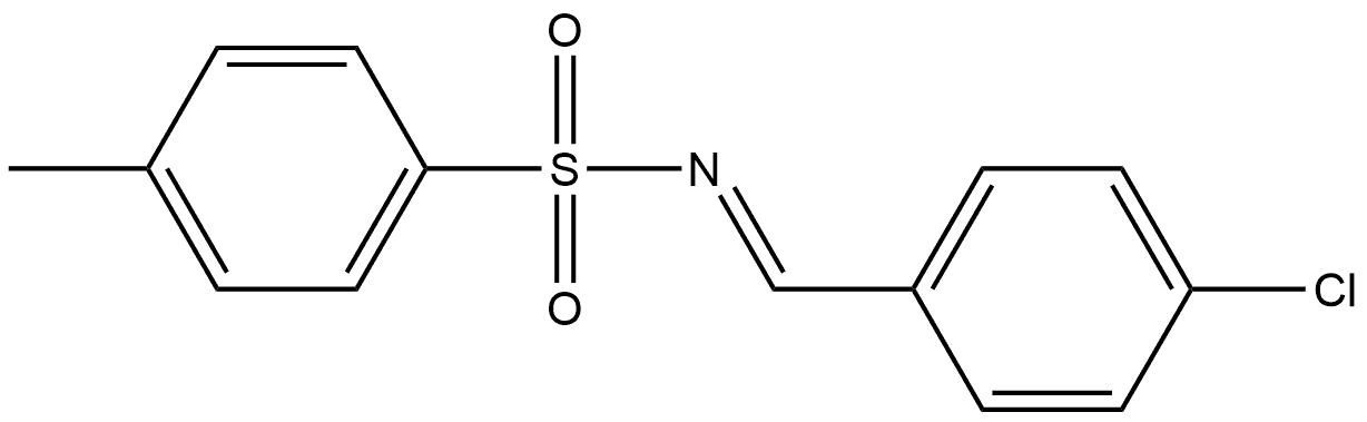 (E)-4-chlorobenzaldehyde N-tosylimine 结构式