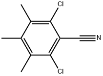 2,6-Dichloro-3,4,5-trimethylbenzonitrile 结构式