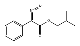苯乙酸,Α-重氮-,2-甲基丙酯 结构式