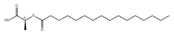 L-2-o-palmitoyllactic acid 结构式