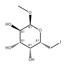 α-D-Galactopyranoside, methyl 6-deoxy-6-iodo- 结构式