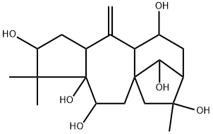 (14R)-Grayanotox-10(20)-ene-3β,5,6β,11α,14,16-hexol 结构式