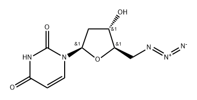 5'-Azido-2',5'-dideoxyuridine 结构式