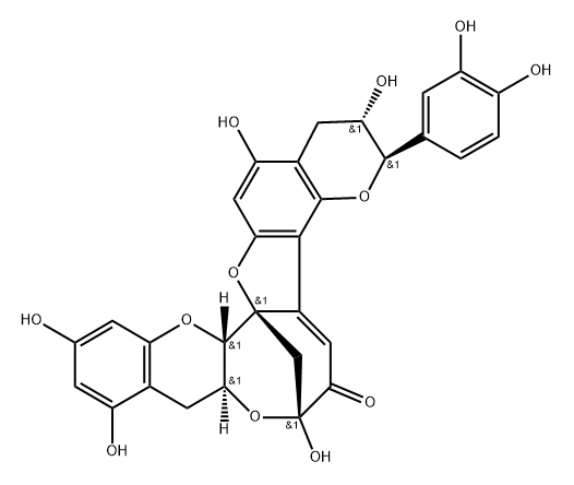 去氢双儿茶素A 结构式