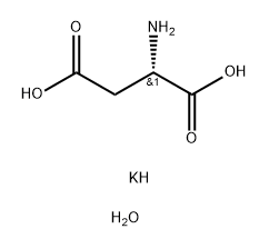门冬氨酸钾 结构式