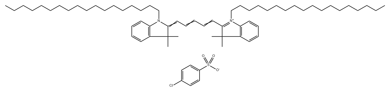 DID(细胞膜红色荧光探针) 结构式