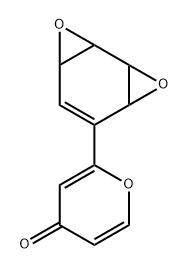 4H-Pyran-4-one, 2-[(1R,2R,4R,7R)-3,8-dioxatricyclo[5.1.0.02,4]oct-5-en-5-yl]-, rel-(-)- (9CI) 结构式