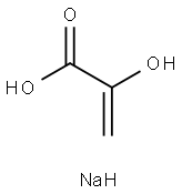 2-羟基-2-丙烯酸一钠盐的均聚物 结构式