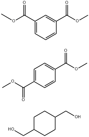 1,3-Benzenedicarboxylic acid, dimethyl ester, polymer with 1,4-cyclohexanedimethanol and dimethyl 1,4-benzenedicarboxylate 结构式