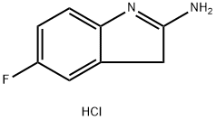 2-Amino-5-fluoroindole hydrochloride 结构式