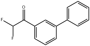 1-([1,1'-Biphenyl]-3-yl)-2,2-difluoroethanone 结构式