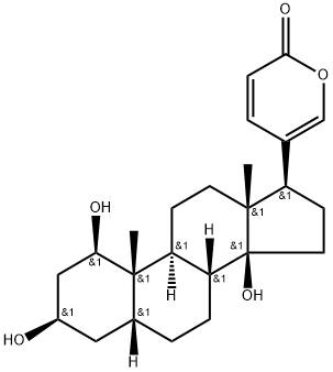 1BETA-羟基蟾毒灵 结构式