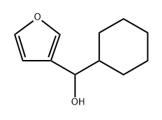 α-Cyclohexyl-3-furanmethanol 结构式
