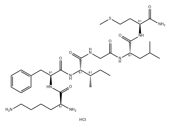 ELEDOISIN-RELATED PEPTIDE DIHYDROCHLORIDE 结构式