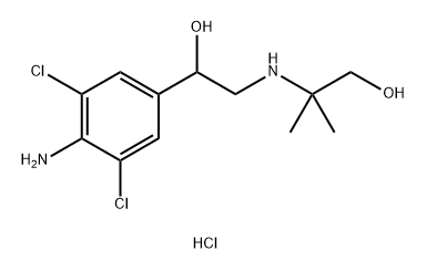 羟甲基克伦特罗盐酸盐 结构式