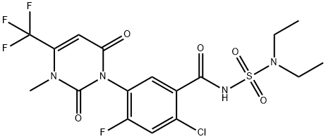 苯嘧磺草胺杂质3 结构式