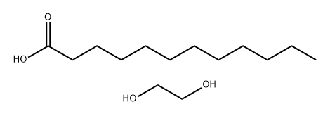 Dodecanoic acid, ester with 1,2-ethanediol 结构式