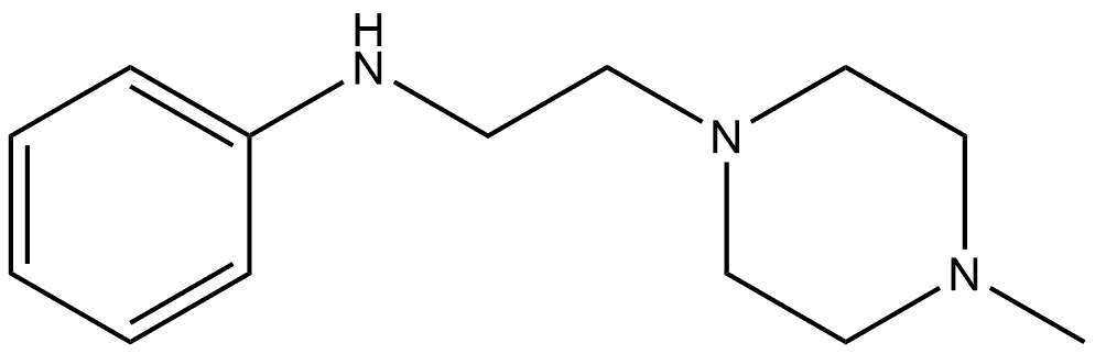 N-[2-(4-methylpiperazin-1-yl)ethyl]-n-phenylamine 结构式