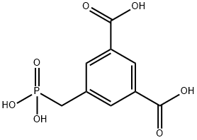 5-(膦酰基甲基)间苯二甲酸 结构式
