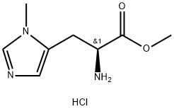 NΠ-甲基-L-组氨酸甲酯二盐酸盐 结构式