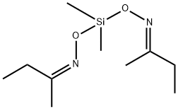 二甲基二(2-丁酮肟基)硅烷 结构式