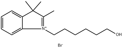 3H-Indolium, 1-(6-hydroxyhexyl)-2,3,3-trimethyl-, bromide (1:1) 结构式