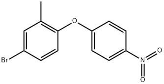 4-Bromo-2-methyl-1-(4-nitrophenoxy)benzene 结构式