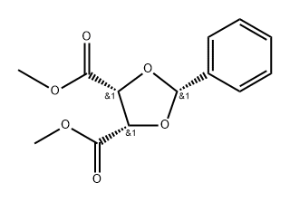 2,3-O-苄烯酒石酸二甲酯 结构式