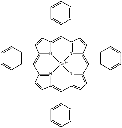 (5,10,15,20-Tetraphenylporphyrinato)cobalt(III) 结构式