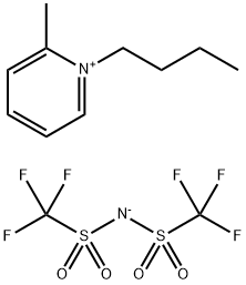 1-丁基-2-甲基吡啶鎓双(三氟甲基磺酰基)酰亚胺 结构式