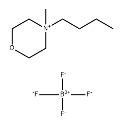 N-甲基,丁基吗啉四氟硼酸盐 结构式