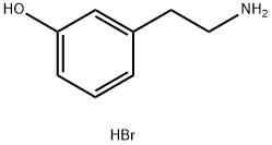 3-羟基苯乙胺氢溴酸盐 结构式