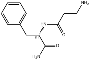 L-Phenylalaninamide, β-alanyl- 结构式