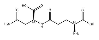 L-Asparagine, L-γ-glutamyl- 结构式