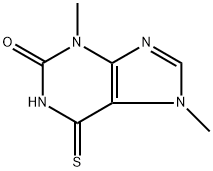3,7-DIMETHYL-6-THIOXANTHINE 结构式