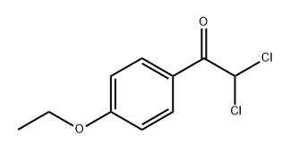 2,2-dichloro-1-(4-ethoxyphenyl)ethanone 结构式