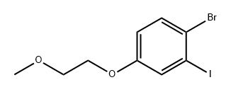 1-BROMO-2-IODO-4-(2-METHOXYETHOXY)BENZENE 结构式