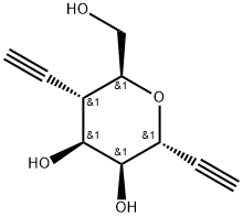 D-glycero-D-manno-Oct-7-ynitol, 2,6-anhydro-3,7,8-trideoxy-3-ethynyl- 结构式