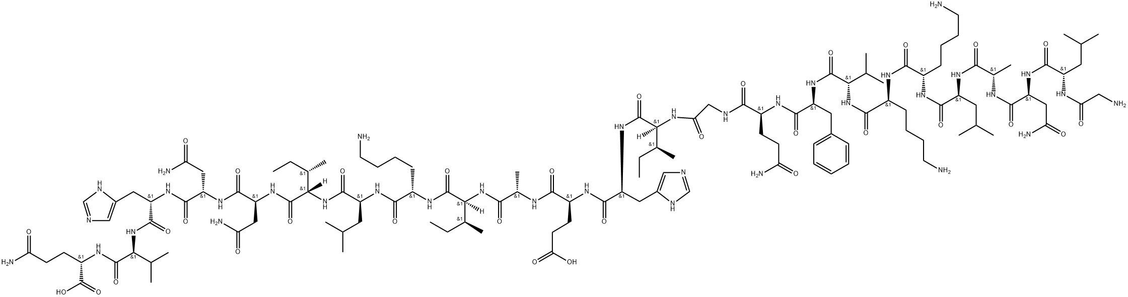 Pseudin-2 结构式