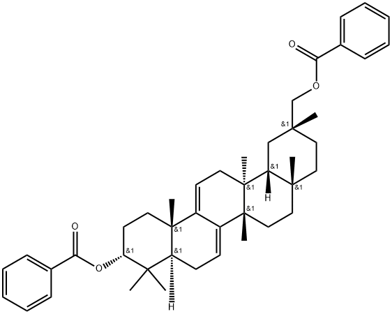 3,29-二苯甲酰基栝楼仁二醇 结构式