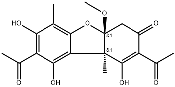 (-)-Placodiolic acid 结构式