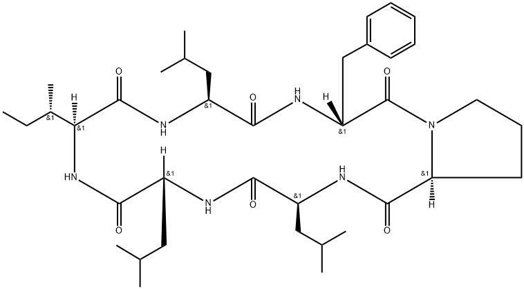 苯丙肽菌素 C 结构式