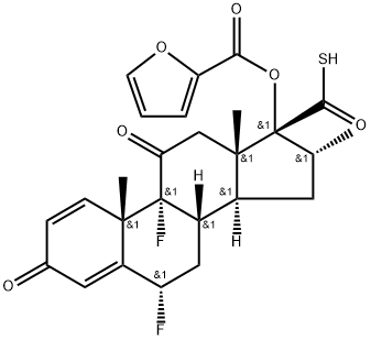 氟替卡松杂质34 结构式