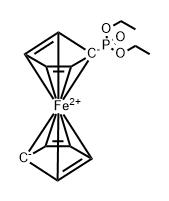 Ferrocene, (diethoxyphosphinyl)- 结构式