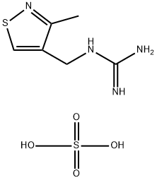 N-(3-methyl-iosothiazolyl-4)methyl-guanidine hemi-sulfate 结构式