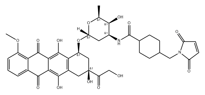Doxorubicin-SMCC 结构式