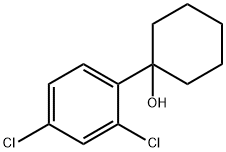 1-(2.4-二氯苯)环己醇 结构式