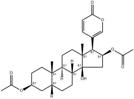 3-乙酰蟾毒它灵 结构式